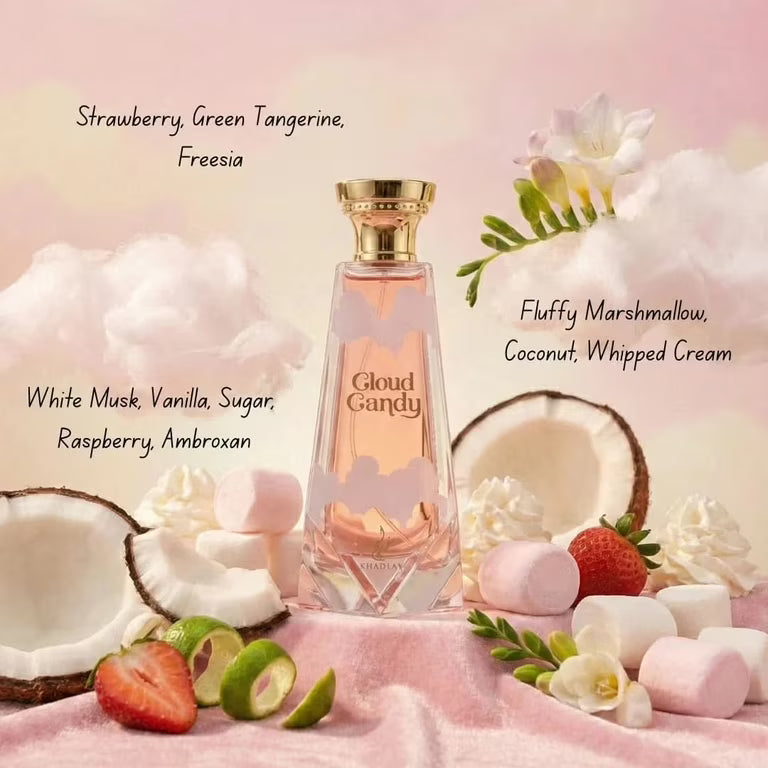 Perfume Árabe Cloud Candy Khadlaj Perfumes