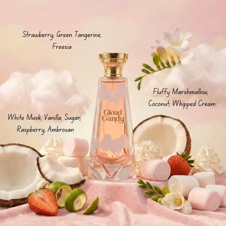 Perfume Árabe Cloud Candy Khadlaj Perfumes