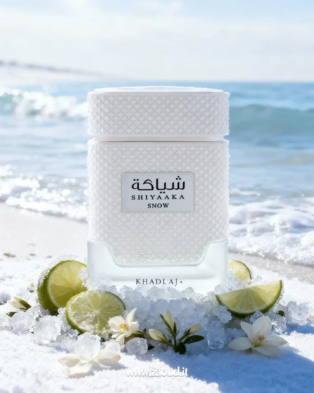 Perfume Árabe Shiyaaka Snow Khadlaj Perfumes Compartilhável