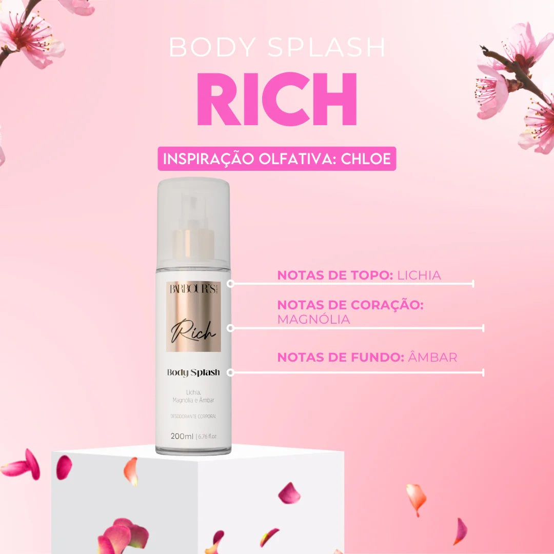 Body Splash Rich 200ml Barbour's Beauty