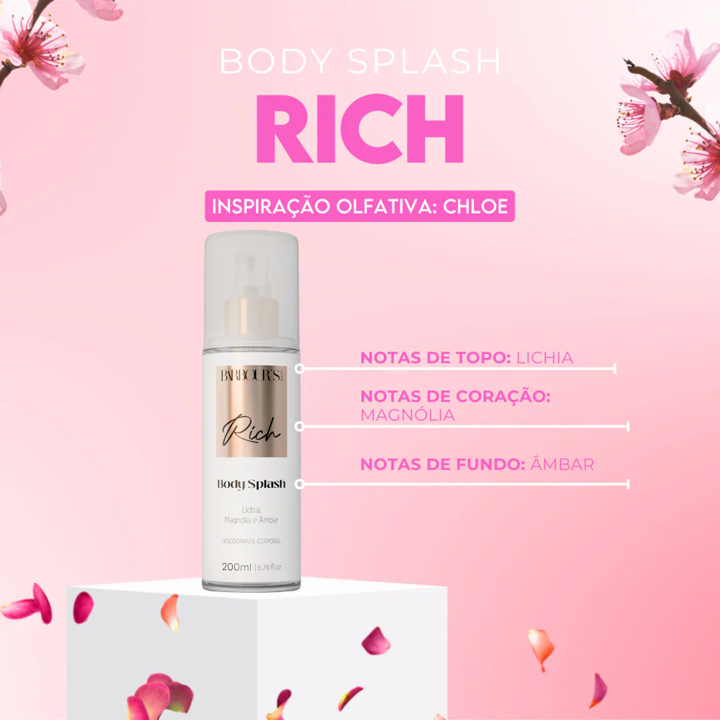 Body Splash Rich 200ml Barbour's Beauty