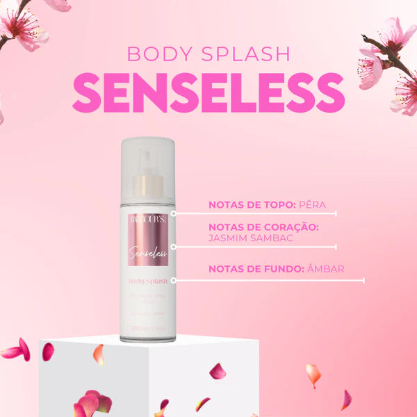 Body Splash Senseless Desodorante Colônia Barbour’s Beauty 200ml