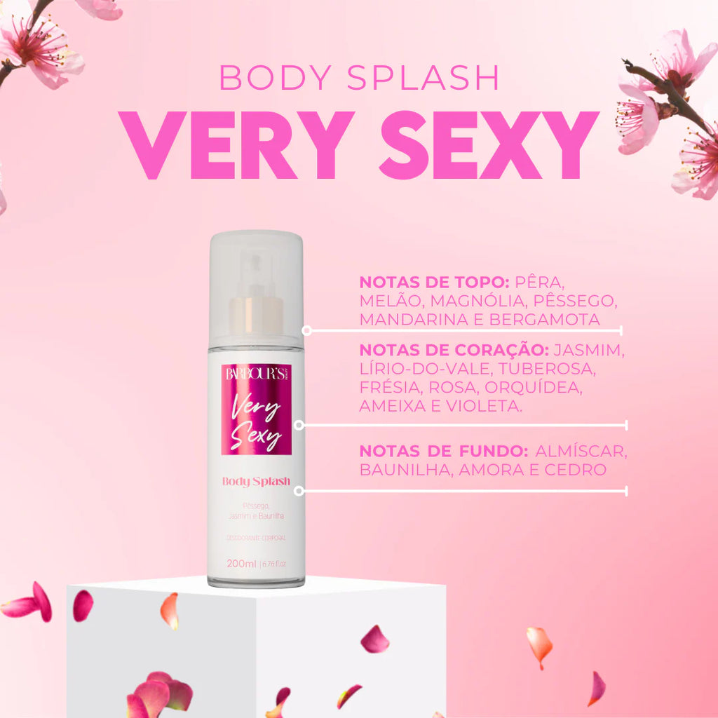 Barbours Body Splash Beauty Very Sexy Feminino 200ml